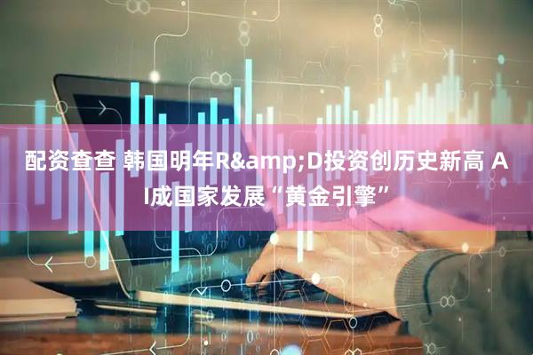 配资查查 韩国明年R&D投资创历史新高 AI成国家发展“黄金引擎”