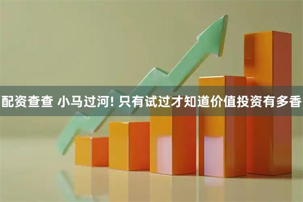 配资查查 小马过河! 只有试过才知道价值投资有多香